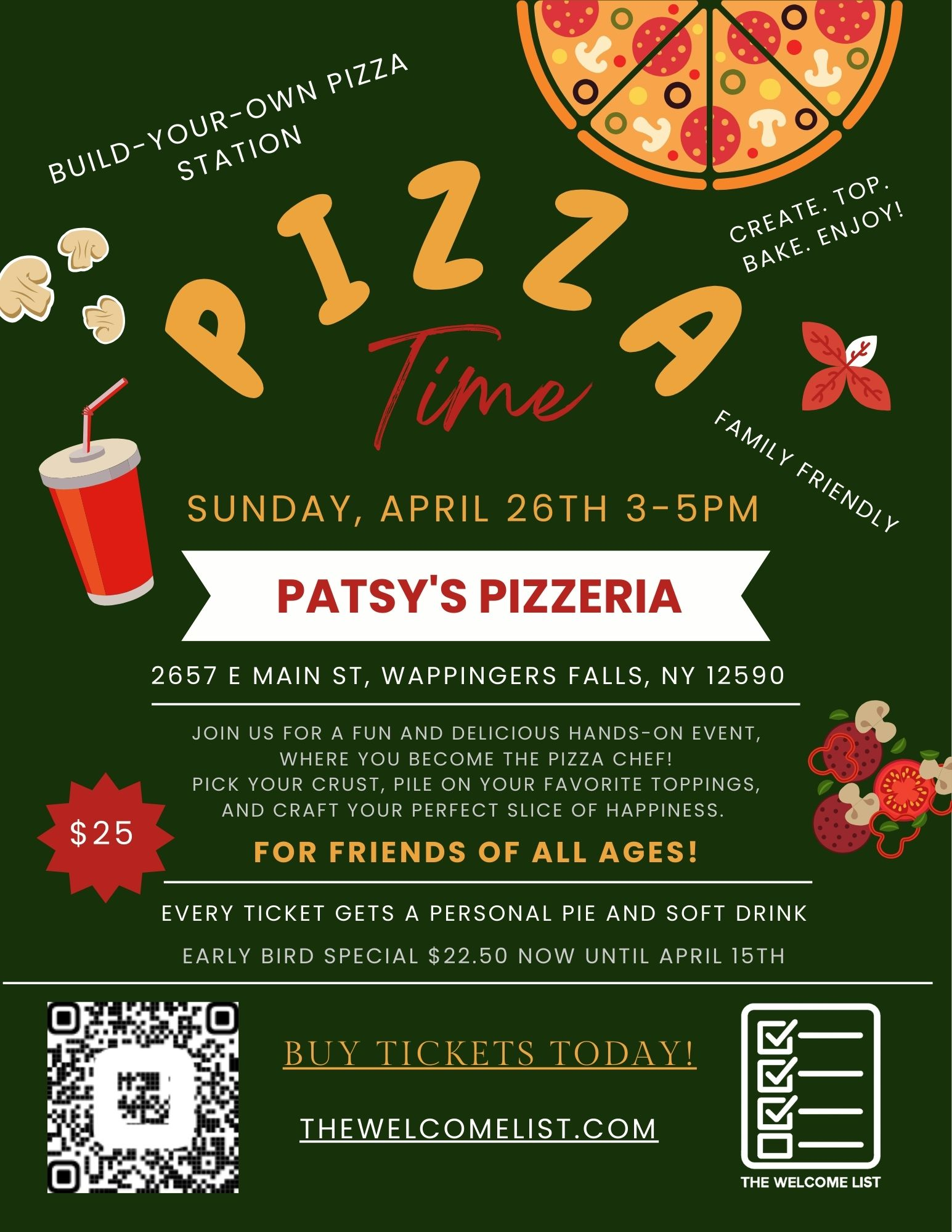 Pizza Time - Build Your Own Pizza Station