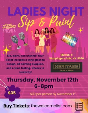 Ladies Night: Sip & Paint 🍷🎨